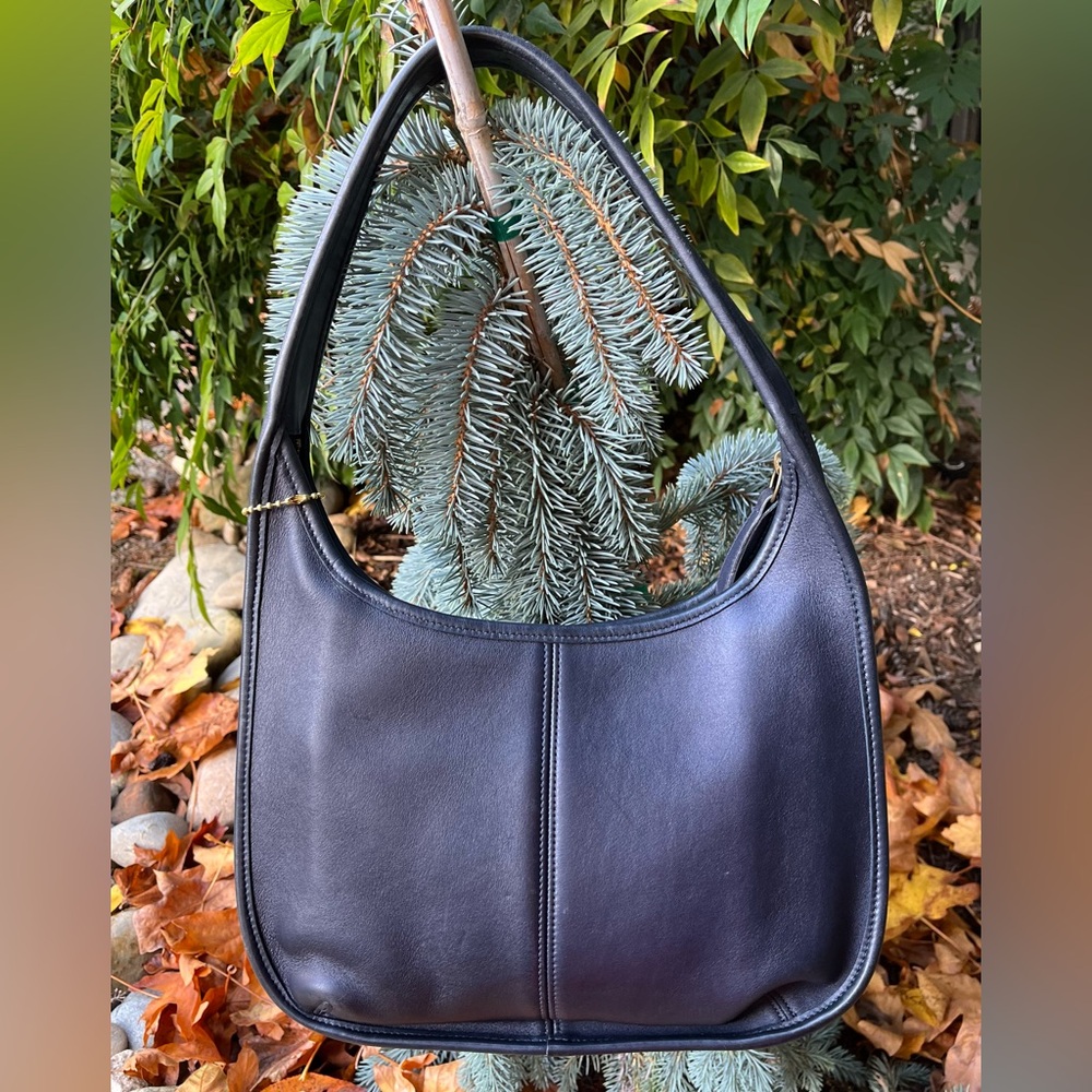 Vintage Coach Ergo Pocket Zip 9033 Navy Blue - Picture 2 of 12